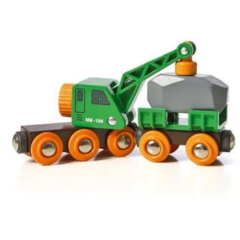 BRIO - Clever Crane Wagon 4 pieces - Modern Teaching Aids NZ