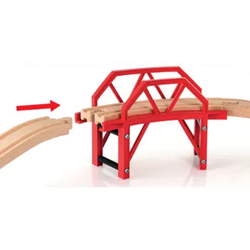 BRIO - Curved Bridge 4 pieces - Modern Teaching Aids NZ