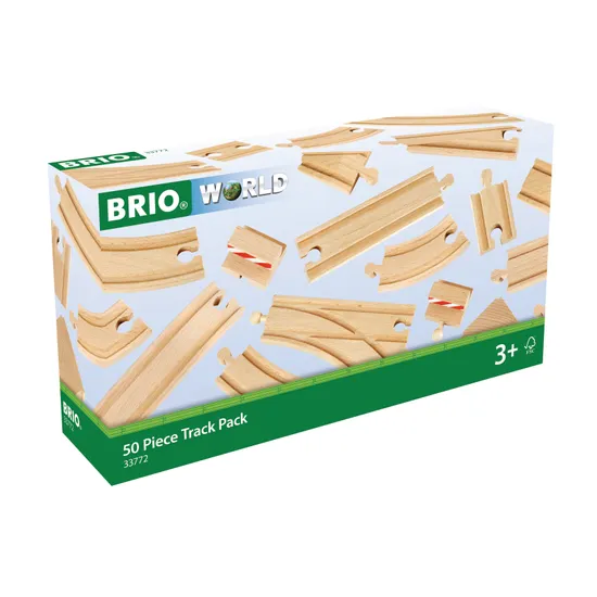 BRIO - 50 Piece Track Pack - Modern Teaching Aids NZ