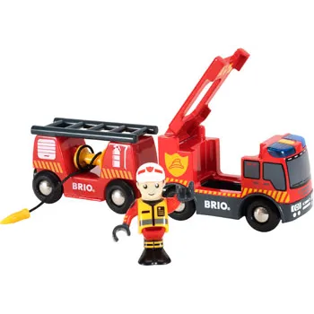 BRIO - Emergency Fire Engine 3 pieces - Modern Teaching Aids NZ