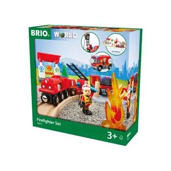 BRIO - Firefighter Set 18 pieces - Modern Teaching Aids NZ