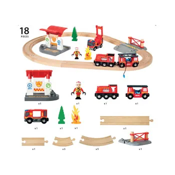 BRIO - Firefighter Set 18 pieces - Modern Teaching Aids NZ