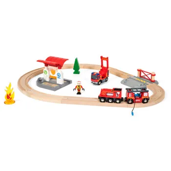 BRIO - Firefighter Set 18 pieces - Modern Teaching Aids NZ