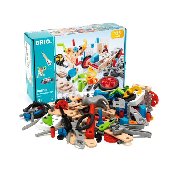 BRIO Builder - Construction Set 136 pieces - Modern Teaching Aids NZ