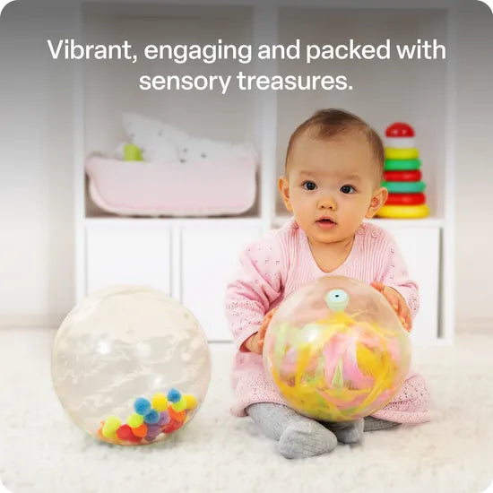See-Through Sensory Balls - Set of 6 - Modern Teaching Aids NZ
