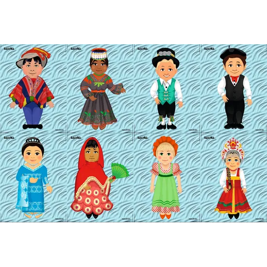 Children of the World Puzzle Set of 8 - Modern Teaching Aids NZ