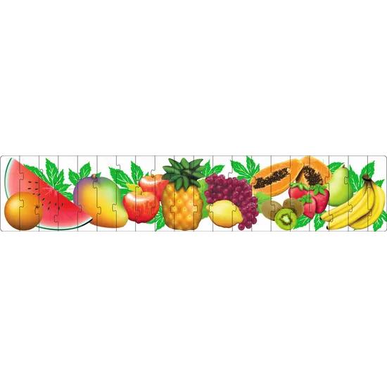 Fruit in a Row Table Puzzle 20 Piece - Modern Teaching Aids NZ