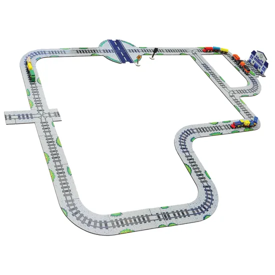 Tuzzles - Super Railway - 89 Pieces - Modern Teaching Aids NZ