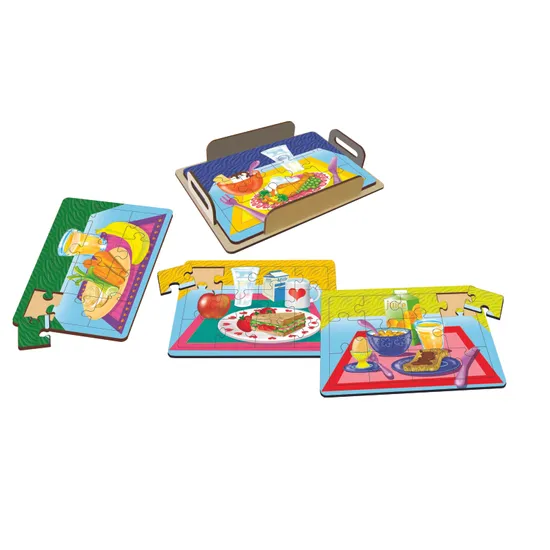 Tuzzles Meal Time Set of 4 Puzzles - Modern Teaching Aids NZ