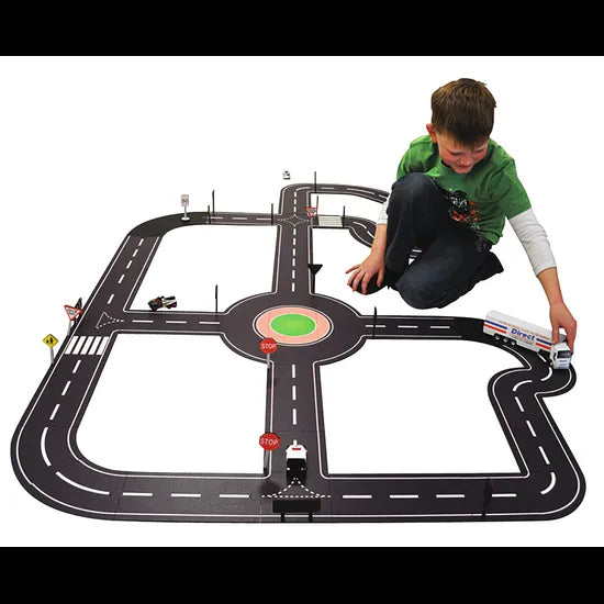 Tuzzles Super Roadway Set in Bag - 44 Road Piecess - Modern Teaching Aids NZ