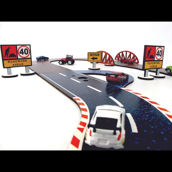 Tuzzles Super Roadway Expansion Set in Bag - Modern Teaching Aids NZ