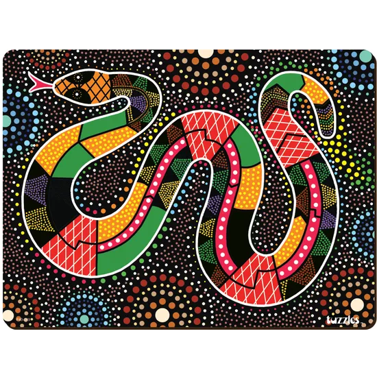 Rainbow Serpent Tray Puzzle