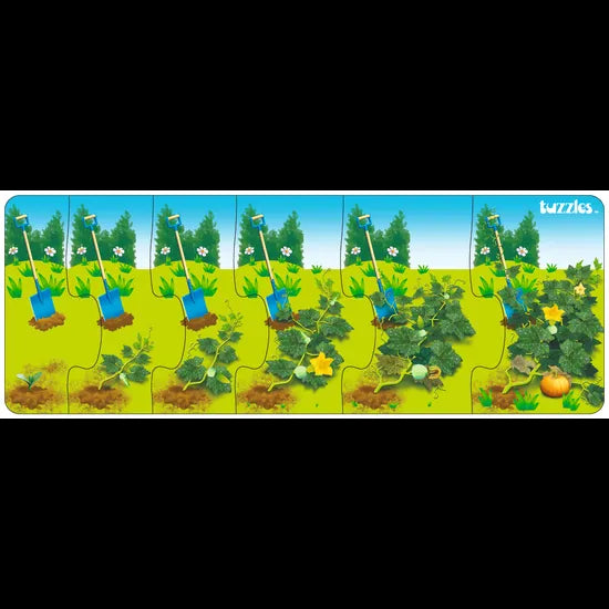 Tuzzles Plant Sequence Inset 6 Pieces - Modern Teaching Aids NZ