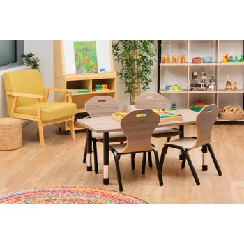 BAUSPACES - Stackable Chair - 26cm - Black - Modern Teaching Aids NZ