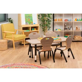 BAUSPACES - Stackable Chair - 31cm - Black - Modern Teaching Aids NZ