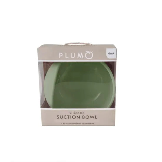 Plum Silicone Duck Egg Bowl - Olive