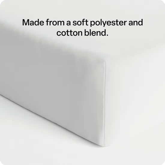 Max & Rosie Fitted Cot Sheet - White - Modern Teaching Aids NZ