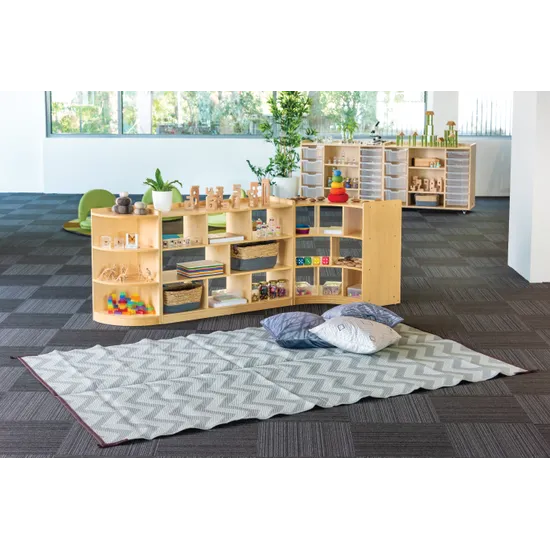 Chevron Recycled Outdoor Mat - 300 (L) x 180 (W) cm - Modern Teaching Aids NZ