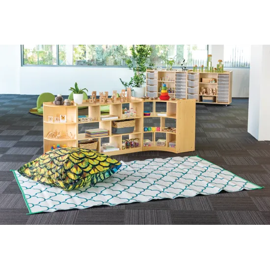 Teal Recycled Outdoor Mat - 300 (L) x 180 (W) cm - Modern Teaching Aids NZ