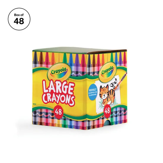 Crayola Desk Crayons - Tub of 48 - Modern Teaching Aids NZ
