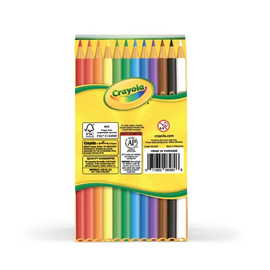 Crayola Coloured Pencils Desk Pack - Tub of 48 - Modern Teaching Aids NZ