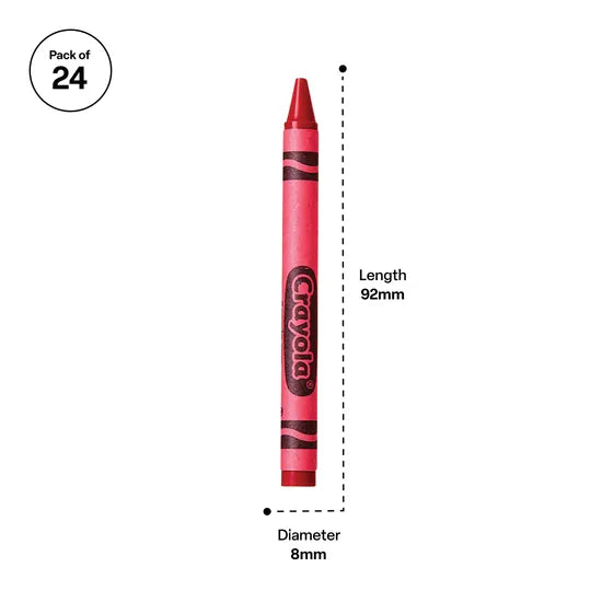 Crayola Regular Crayons Box Of 24 - Modern Teaching Aids NZ