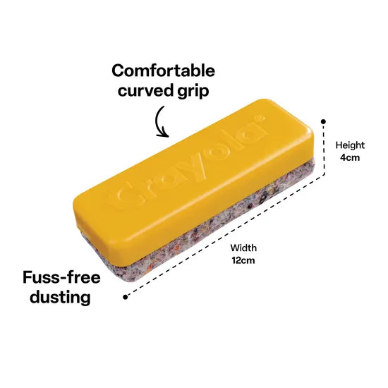 Crayola Chalk & Whiteboard Duster - Modern Teaching Aids NZ