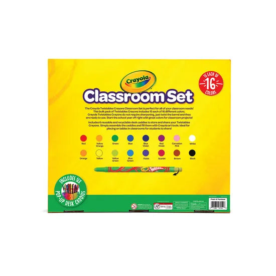 Crayola Twistables Crayons Classpack of 240 - Modern Teaching Aids NZ