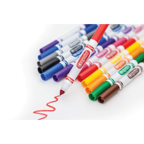 Crayola Bright Broadline Markers - Pack of 10 - Modern Teaching Aids NZ