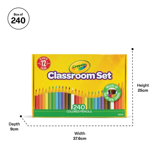 Crayola Coloured Pencils - Box of 240 - Modern Teaching Aids NZ