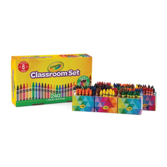 Crayola Crayons Classroom Set - Pack of 240 - Modern Teaching Aids NZ