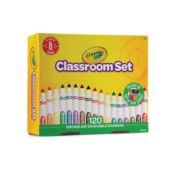 Crayola Washable Markers - Pack of 120 - Modern Teaching Aids NZ
