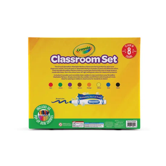 Crayola Washable Markers - Pack of 120 - Modern Teaching Aids NZ