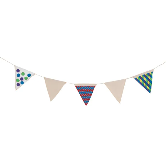 Calico Buntings - Triangle Shape - Pack of 10 - Modern Teaching Aids NZ