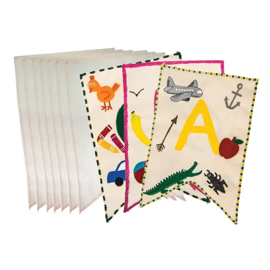 Calico Bunting - Tag Shape - Pack of 10 - Modern Teaching Aids NZ