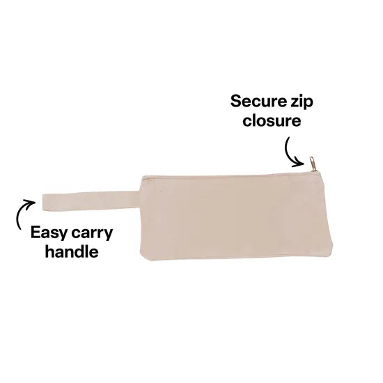 Creatistics Calico Pencil Case with Handle- Pack of 10 - Modern Teaching Aids NZ