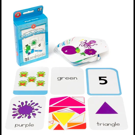 Flash Cards - Colours Shapes & Early Numbers - Modern Teaching Aids NZ