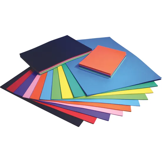 Assorted Cardboard (510 x 640mm) 220gsm - Pack of 100 - Modern Teaching Aids NZ