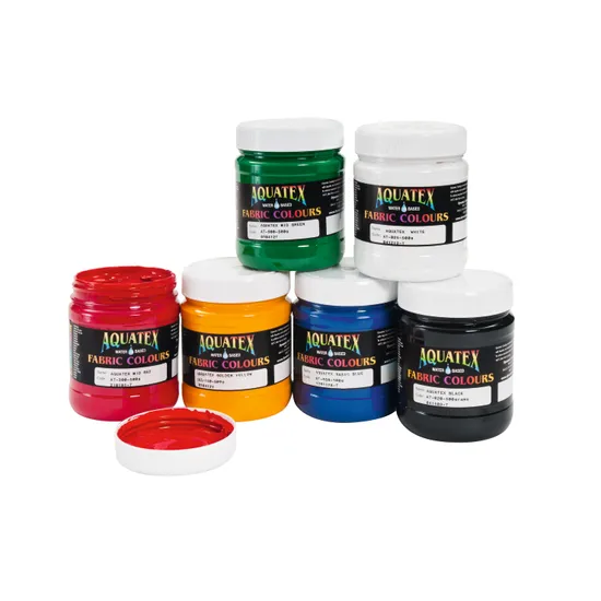 Fabric Paint Primary Colours 500 ml - Set of 6 - Modern Teaching Aids NZ
