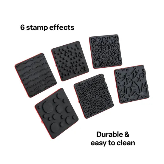 Paint Effect Stamps - Set of 6 - Modern Teaching Aids NZ