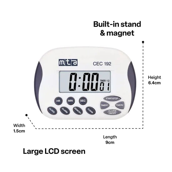 Teachables Clock Alarm and Timer - Digital - Modern Teaching Aids NZ