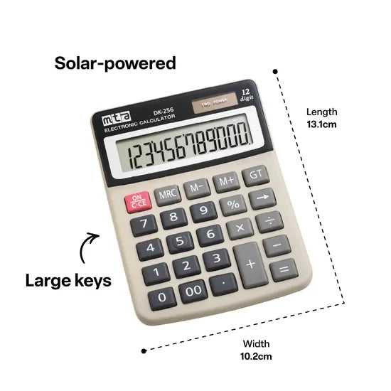 Teachables Desktop Calculator - 12 Digit - Modern Teaching Aids NZ