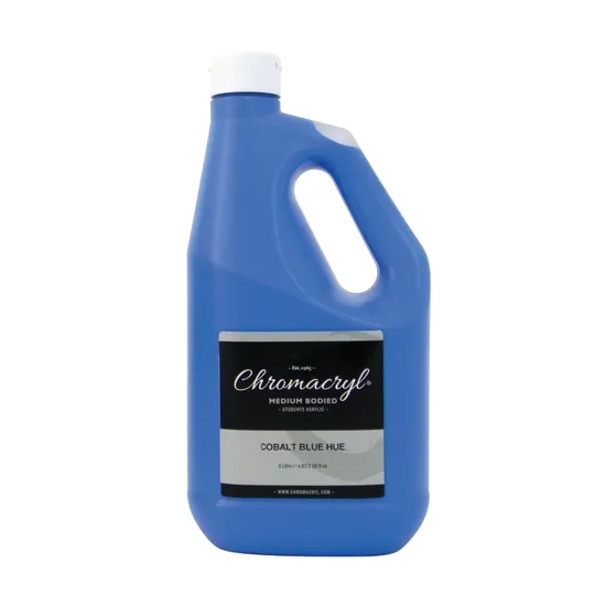 Chromacryl Acrylic Paint - Colbalt Blue Hue 2Litre - Modern Teaching Aids NZ