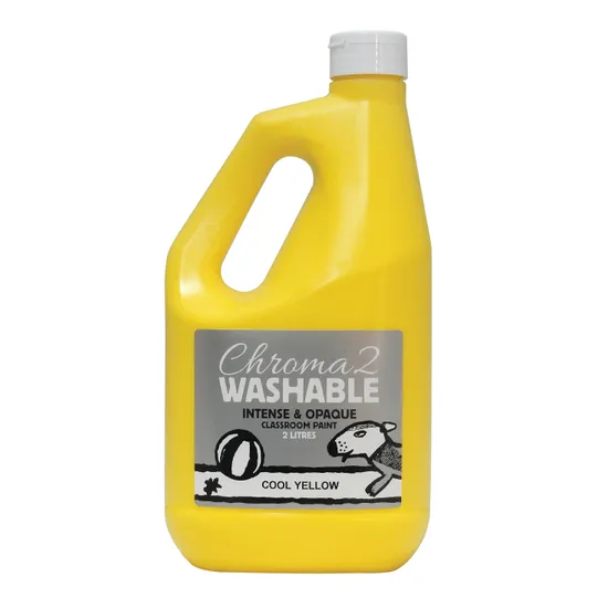 Chroma 2 Cool Yellow 2 Litre Paint - Modern Teaching Aids NZ