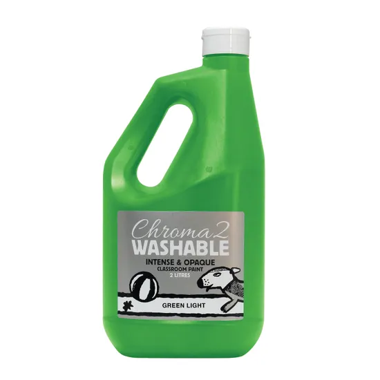 Chroma 2 Green Light 2 Litre Paint - Modern Teaching Aids NZ
