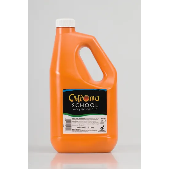 Chroma School Paint 2 L - Orange
