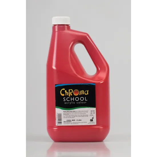 Chroma School Paint 2 L - Cool Red