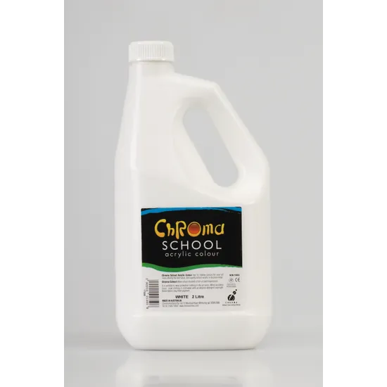 Chroma School Paint 2 L - White