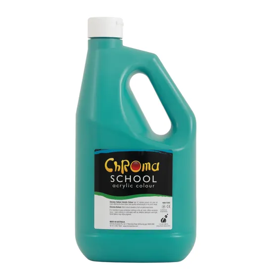 Chroma School Paint 2 L - Turquoise