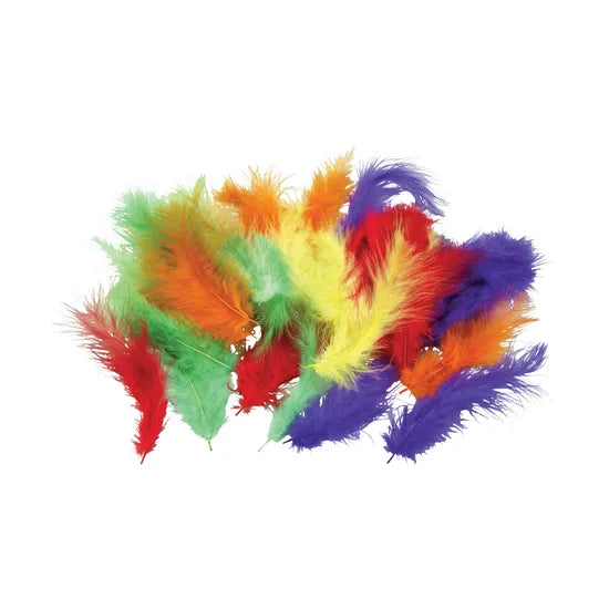 Creatistics Short Feathers - Pack of 50 - Modern Teaching Aids NZ